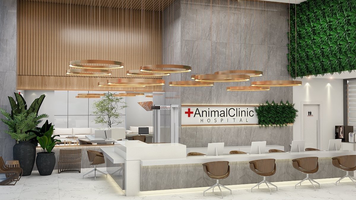 Arquitetura comercial em Curitiba - Imagem de uma clínica veterinária